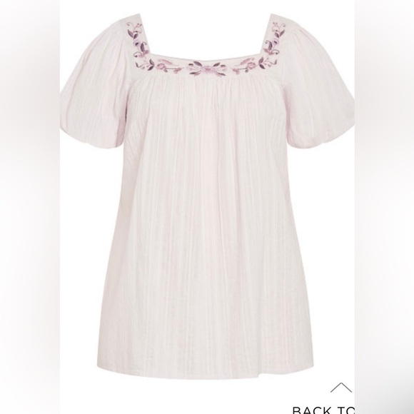 AVEOLOGY
Misty Embroidered Top - lavender​​​​ plus 26/28  20​​​​​​​​​​ - Picture 4 of 8